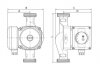 Pompa obiegowa OVI 25-60/180 mm elektroniczna energooszczędna 5-45 W